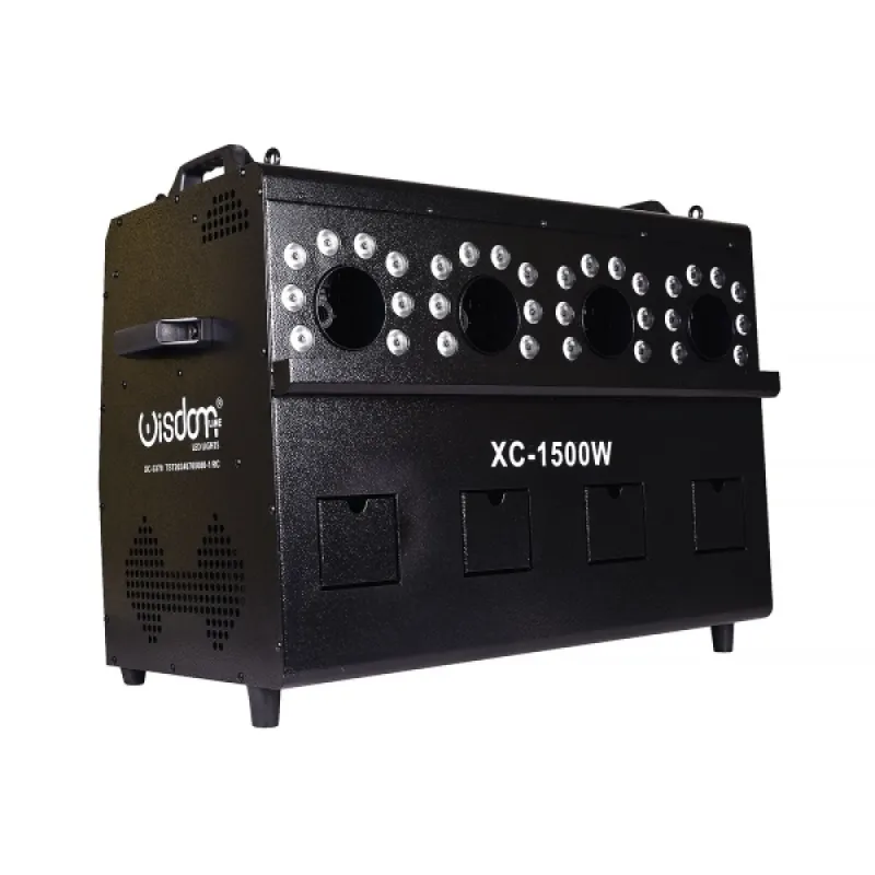 MACCHINA FUMO E BOLLE PROFESSIONALE 1500W CON LED RGBUV CON FLYGHTCASE - EFFETTI SPECIALI PER EVENTI CONCERTI FESTE E DISCOTECHE — foto 1