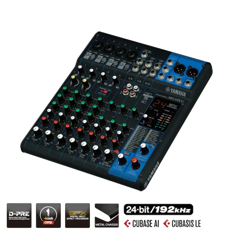 Mixer analogico YAMAHA MG10XU a 10 canali — foto 1