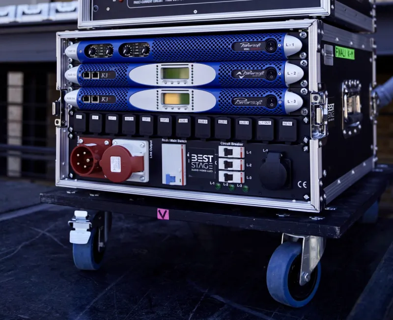 Rack amplificatori Powersoft DSP K3/M50Q