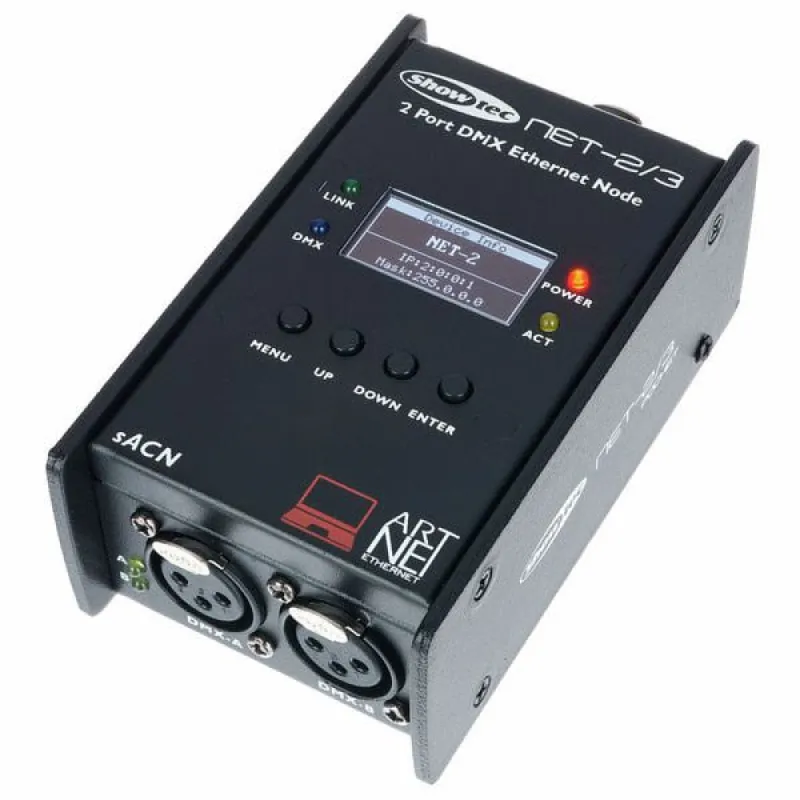 Nodo DMX 8 Universi NET 2/3