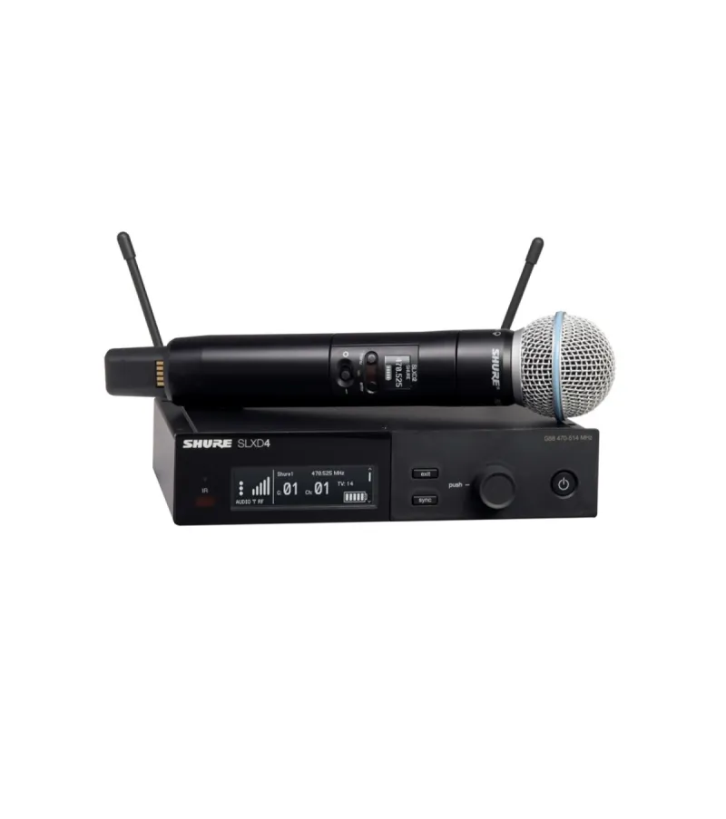 Sistema Radio Shure SLXD4 - Banco J53 - Gelati