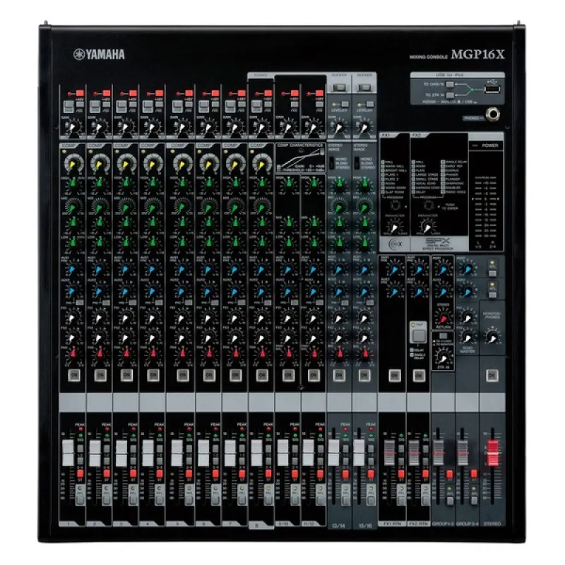 mixer audio 16 canali con effetti