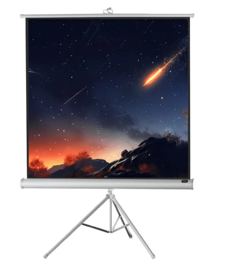 Schermo proiezione con treppiede  244 x 244 cm - White Edition — foto 1