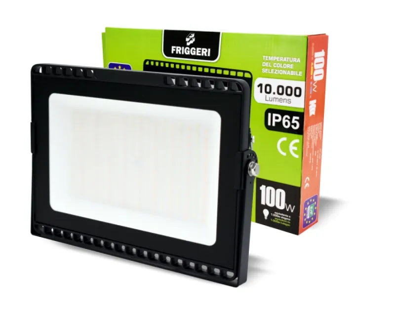 PROIETTORE FRIGGERI LED 100W SLIM 3000/4000/5500°K IP65