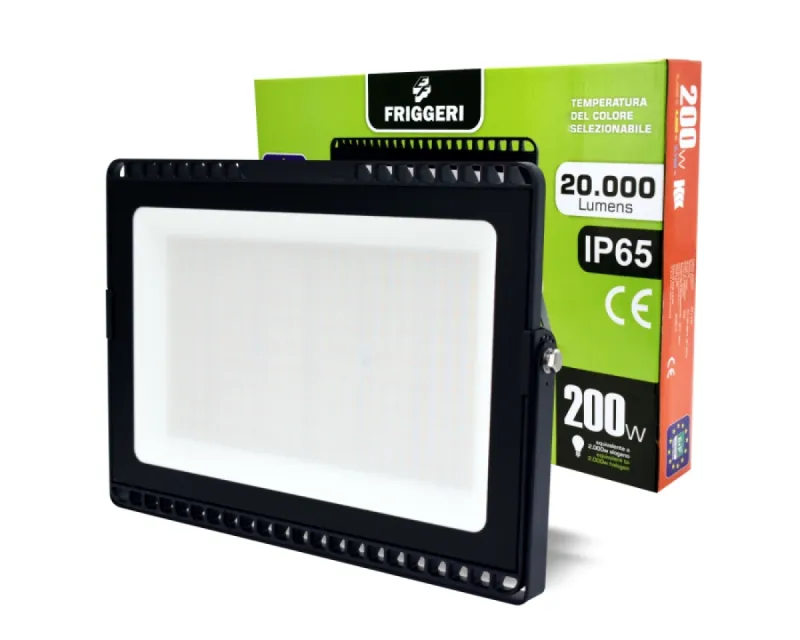 PROIETTORE FRIGGERI LED 200W SLIM 3000/4000/5500°K IP65