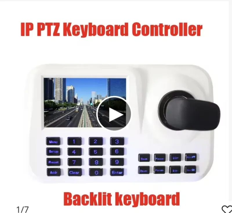 ONVIF IP PTZ 3D Joystick CCTV Keyboard