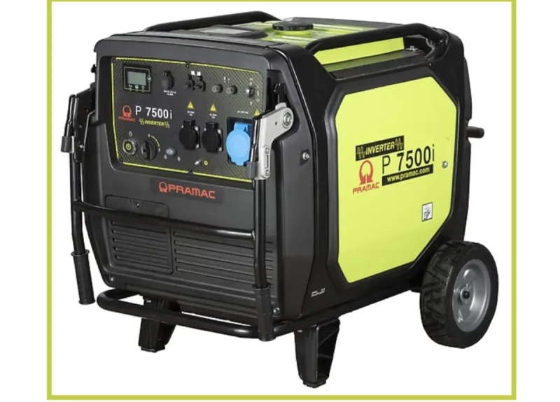 Generatore 6,5 Kw , 220V inverter , n.2 schuko , n.1 2P+T CEE 230V 32A IP44