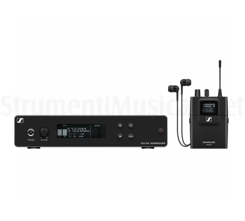 SISTEMA IN EAR MONITOR WIRELESS (E-Range): 476-500 MHz
