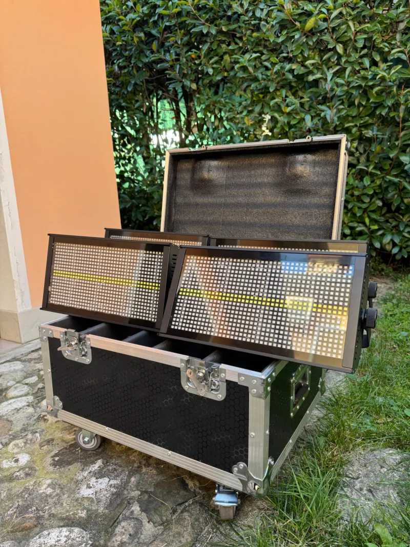 blinder led rgb 4+4 seg + 8 seg W