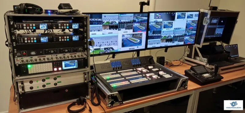 Regia flight case multicamere broadcast Sony Full HD — foto 1